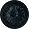 Ekena Millwork Foster Acanthus Leaf Ceiling Medallion (Canopies up to 2 1/4"), 20 1/2"OD x 1 1/2"P, Night Shade CM20FONSF - alternate 1